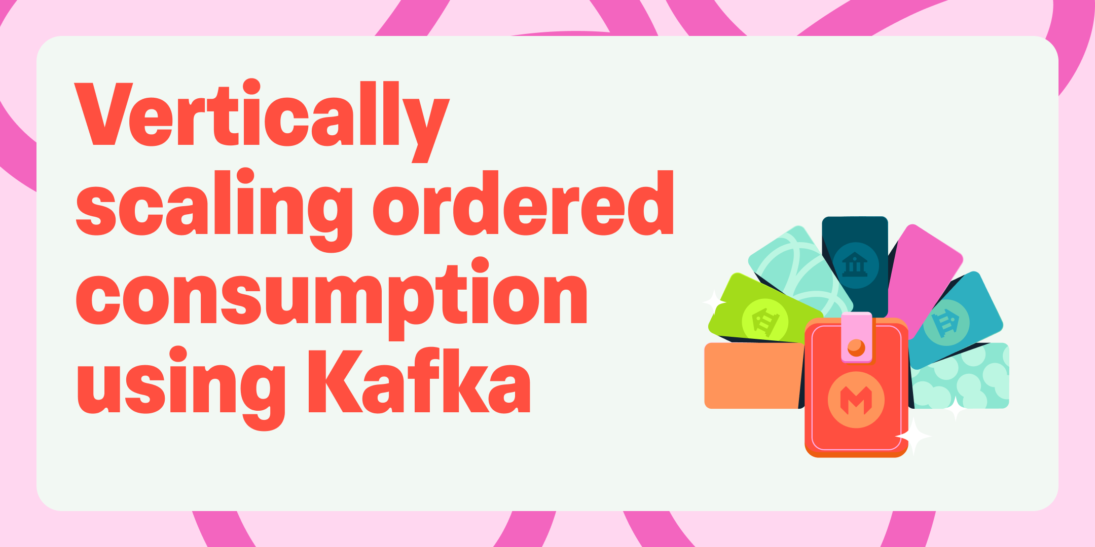 Title image for blog post "Vertically scaling ordered consumption using Kafka"