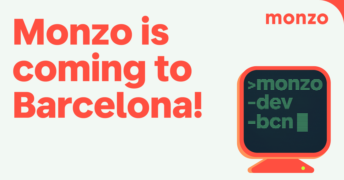 Cover image for "Monzo is coming to Barcelona"