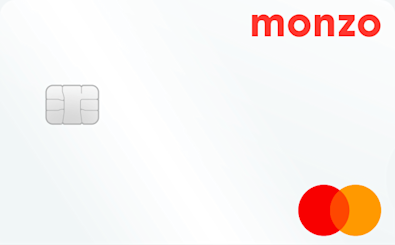 Joint account white Monzo bank card