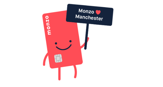 Monzo love Manchester image