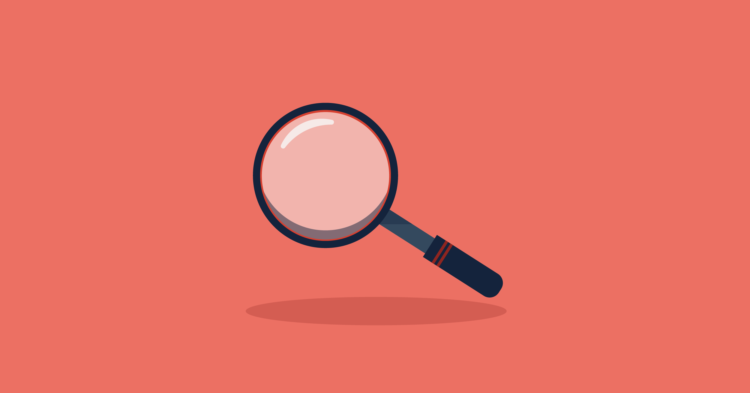 Hiring post magnifying glass