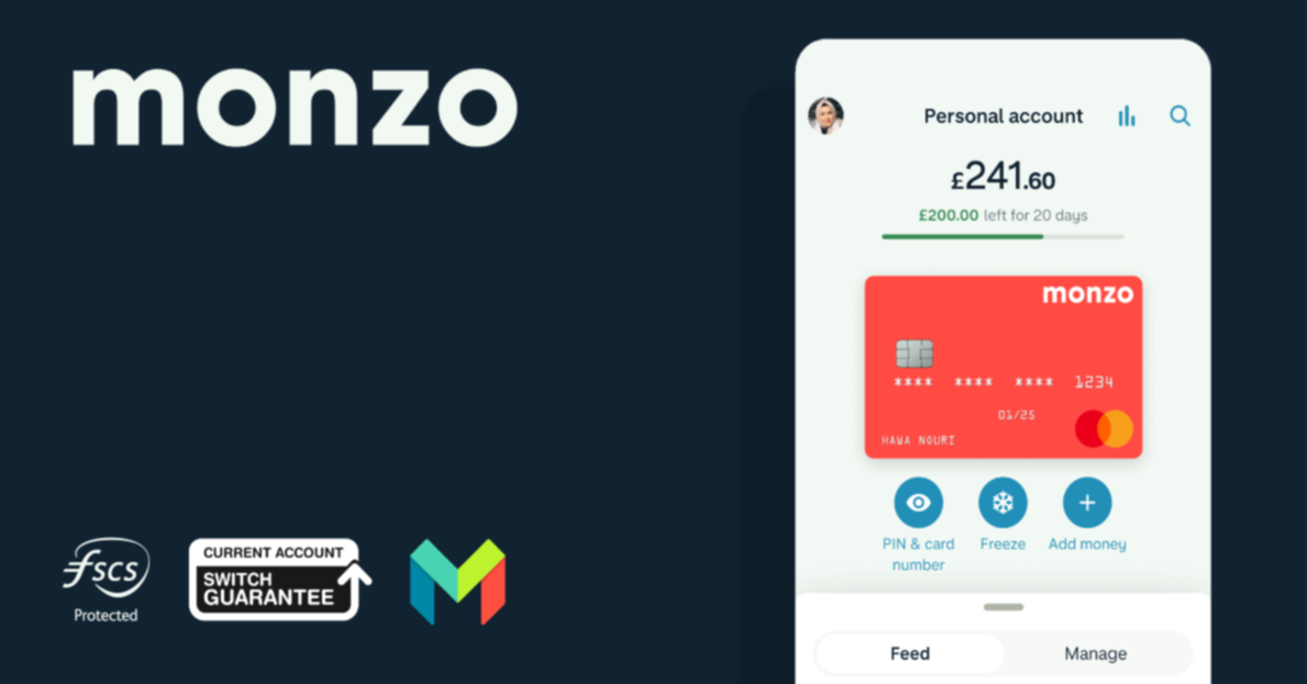 Current Accounts Open A Bank Account Online Monzo