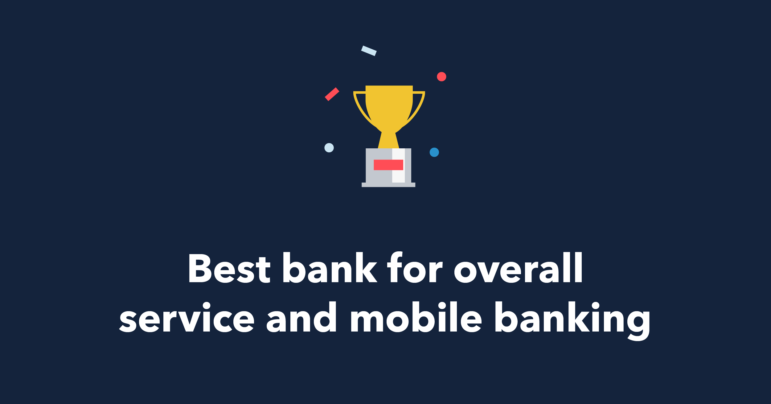 Best bank for overall service and mobile banking