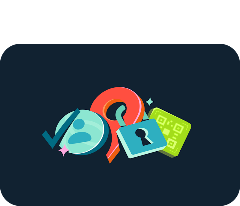 Illustration of locks and keys