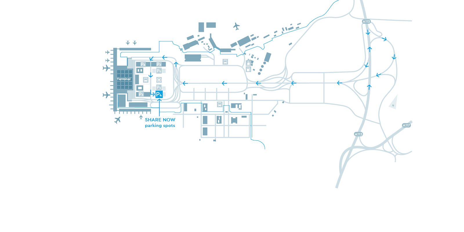 Carsharing at Berlin Brandenburg Airport (BER) SHARE NOW