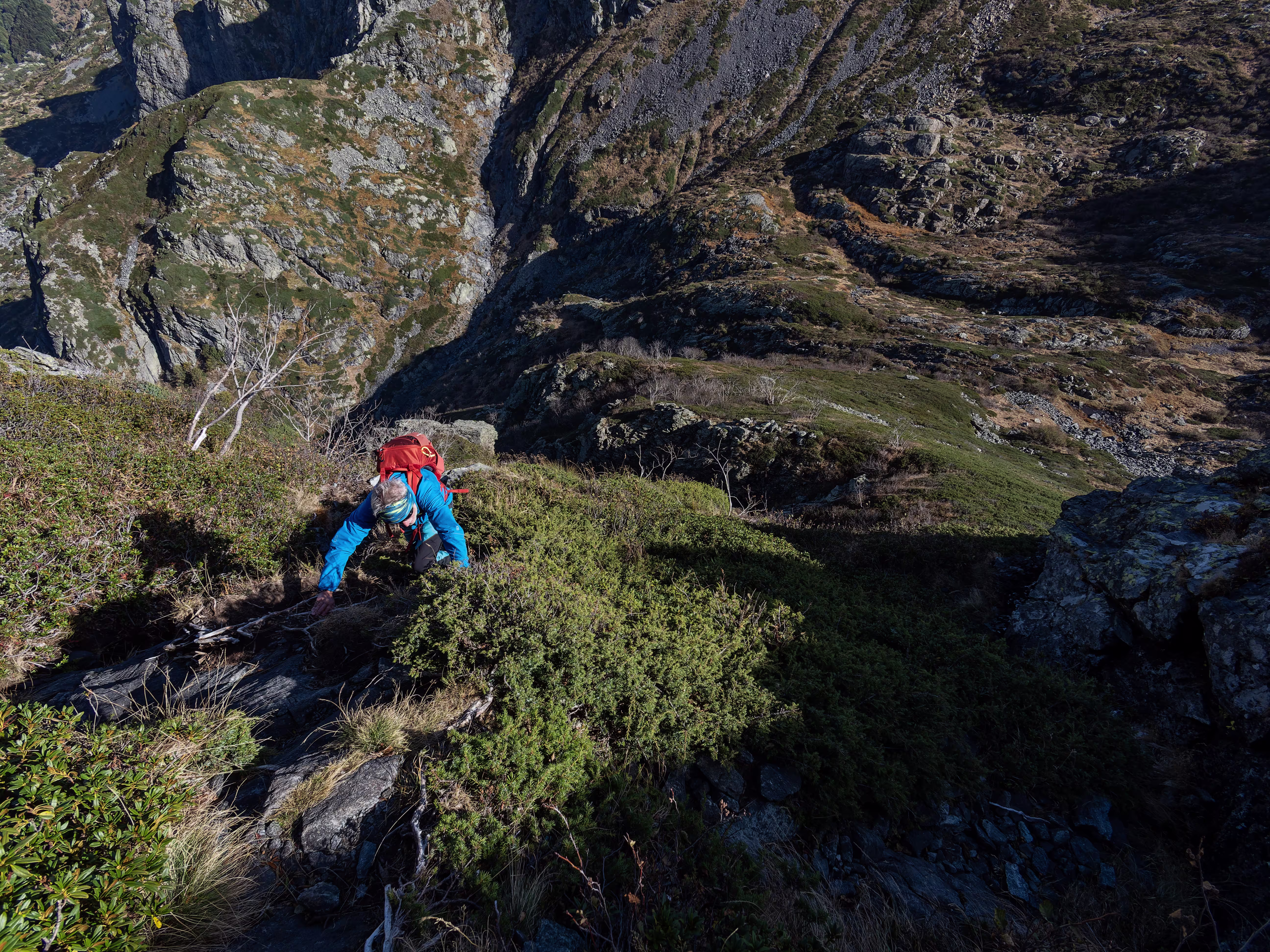 Ravanaggio sul primo strappo