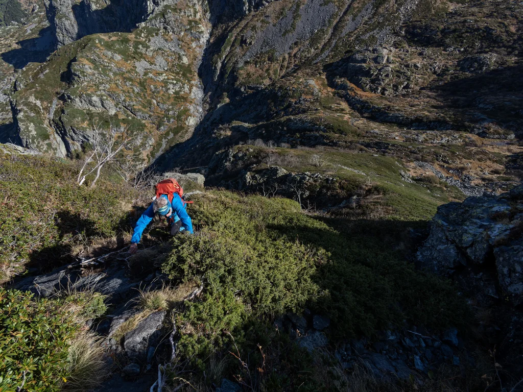 Ravanaggio sul primo strappo