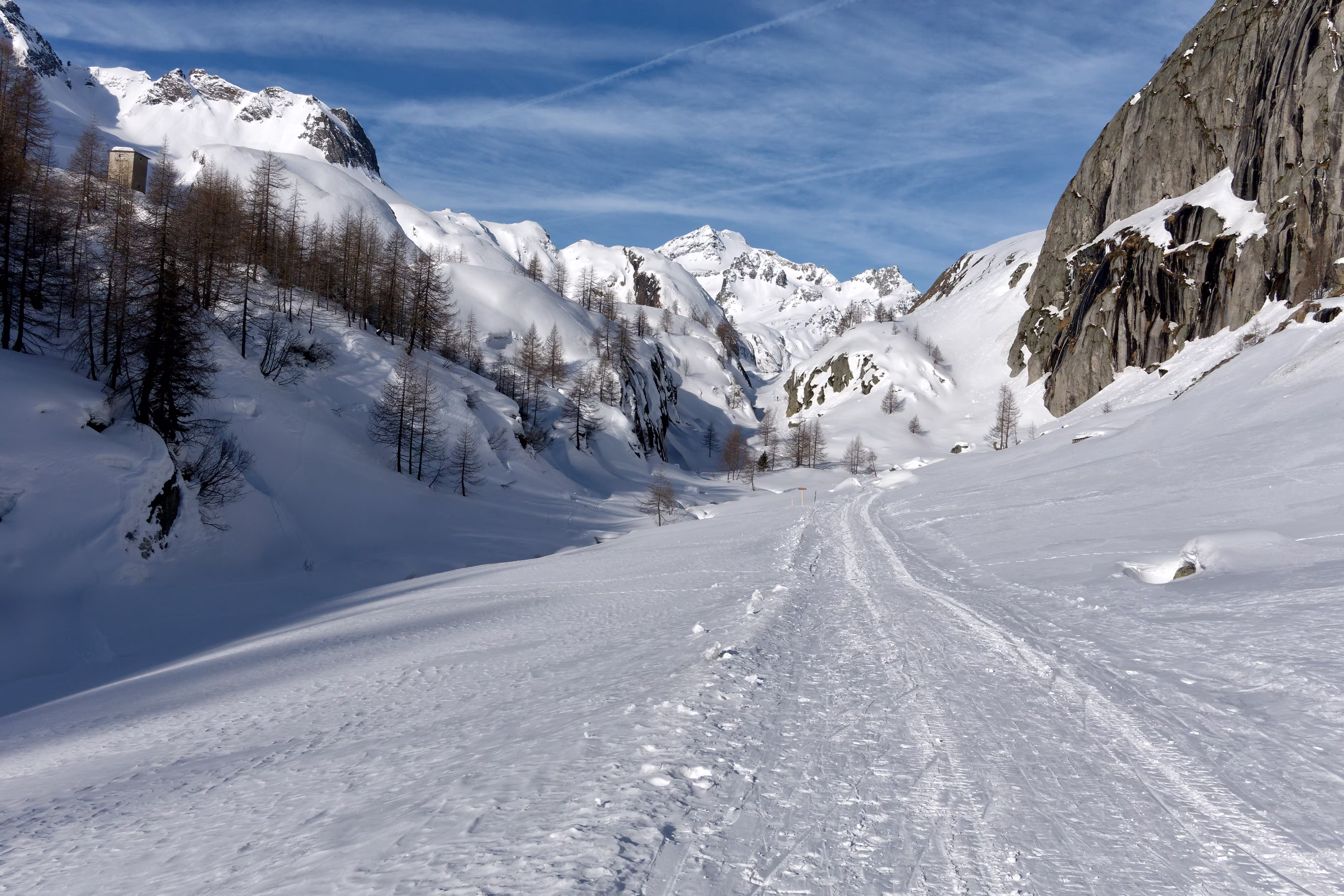 Avvicinamento al rifugio
