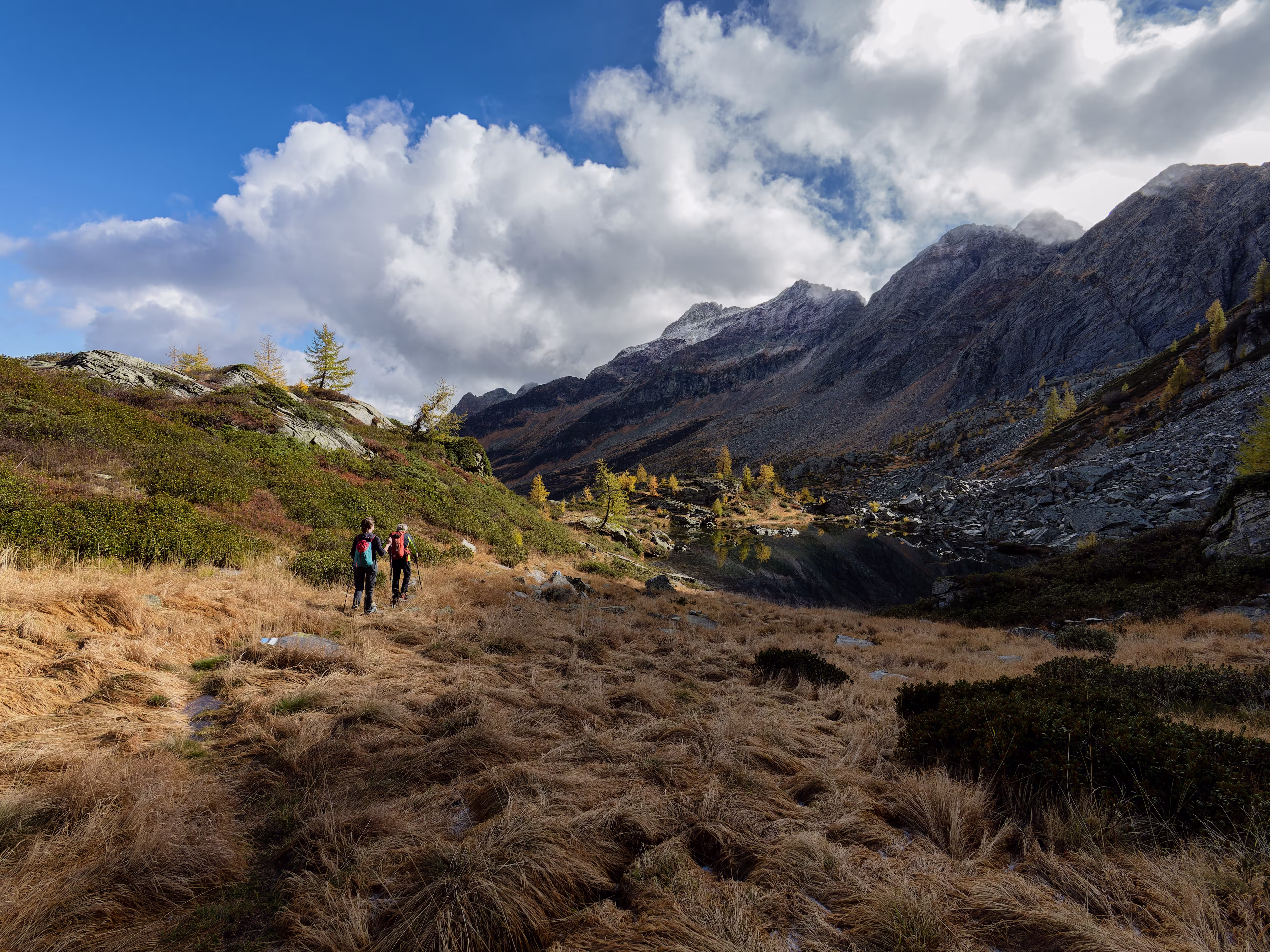 Verso il Lago del Pèzz