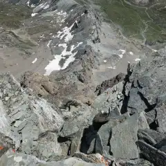 Il Colle della Rossa dalla vetta