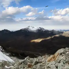 Tramonta al rifugio