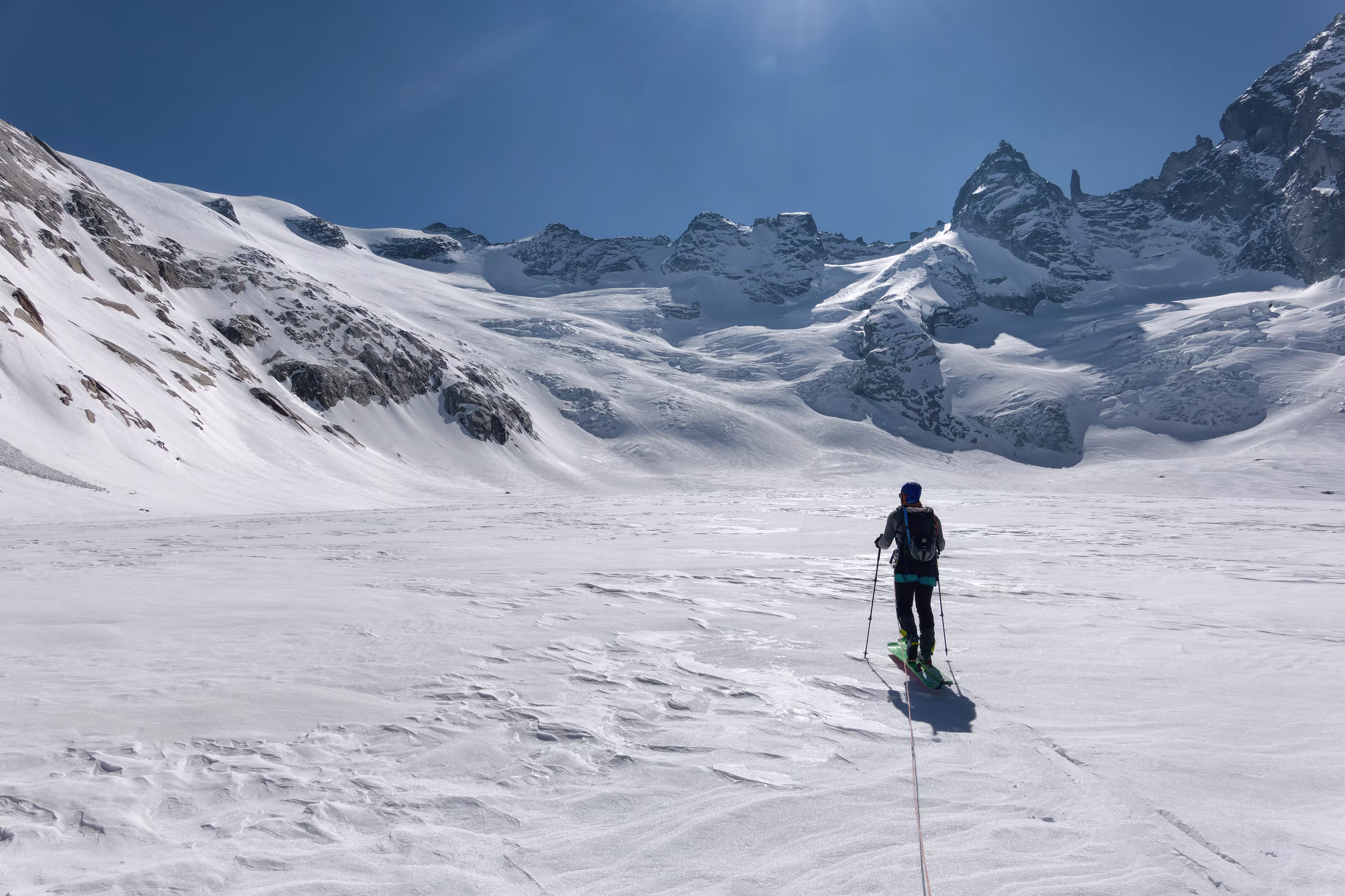 La parete da risalire