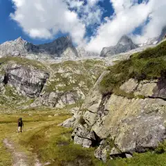 Il “Pianone“ prima del Rifugio Allievi