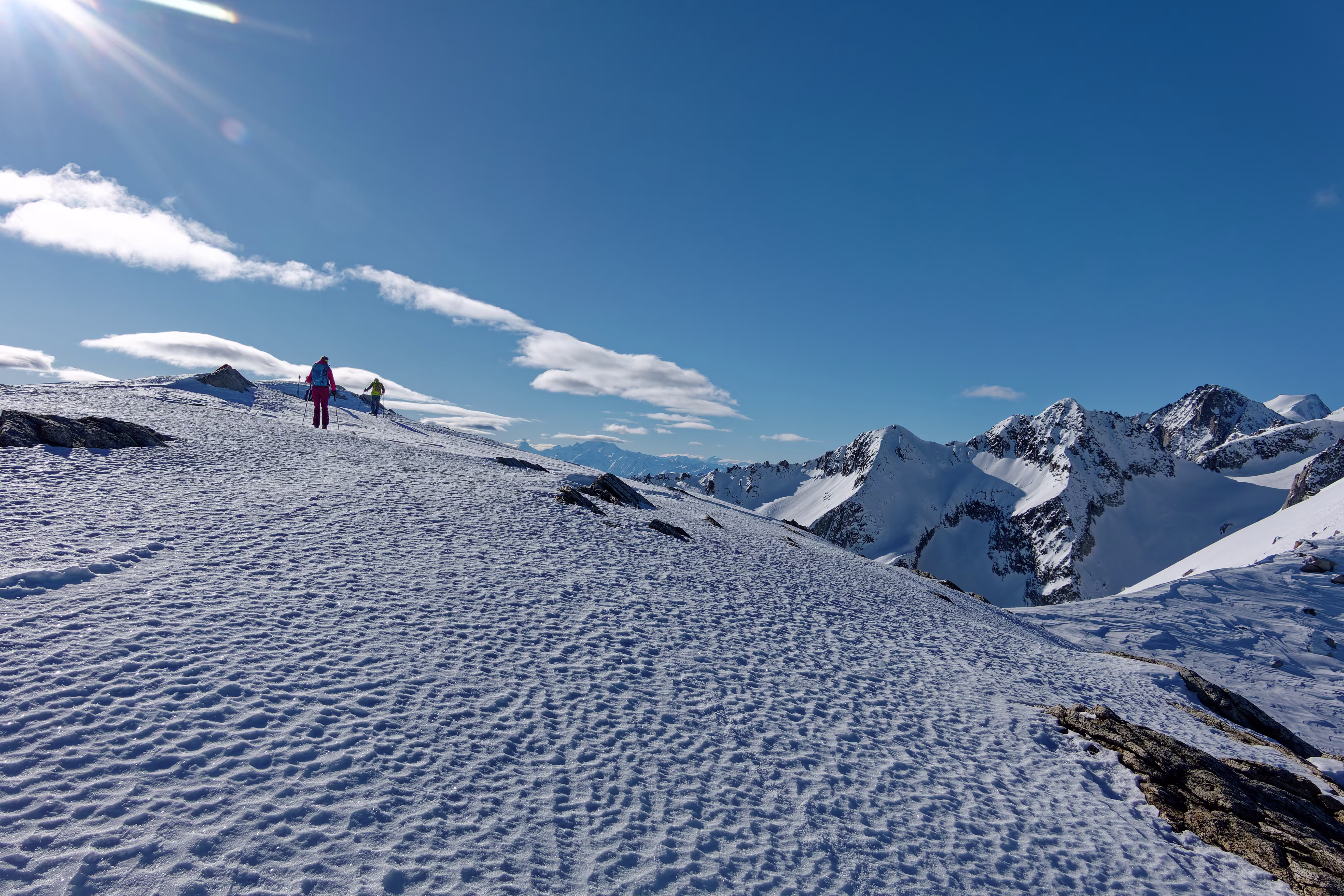 l’arrivo in vetta all’Heji Zwachte
