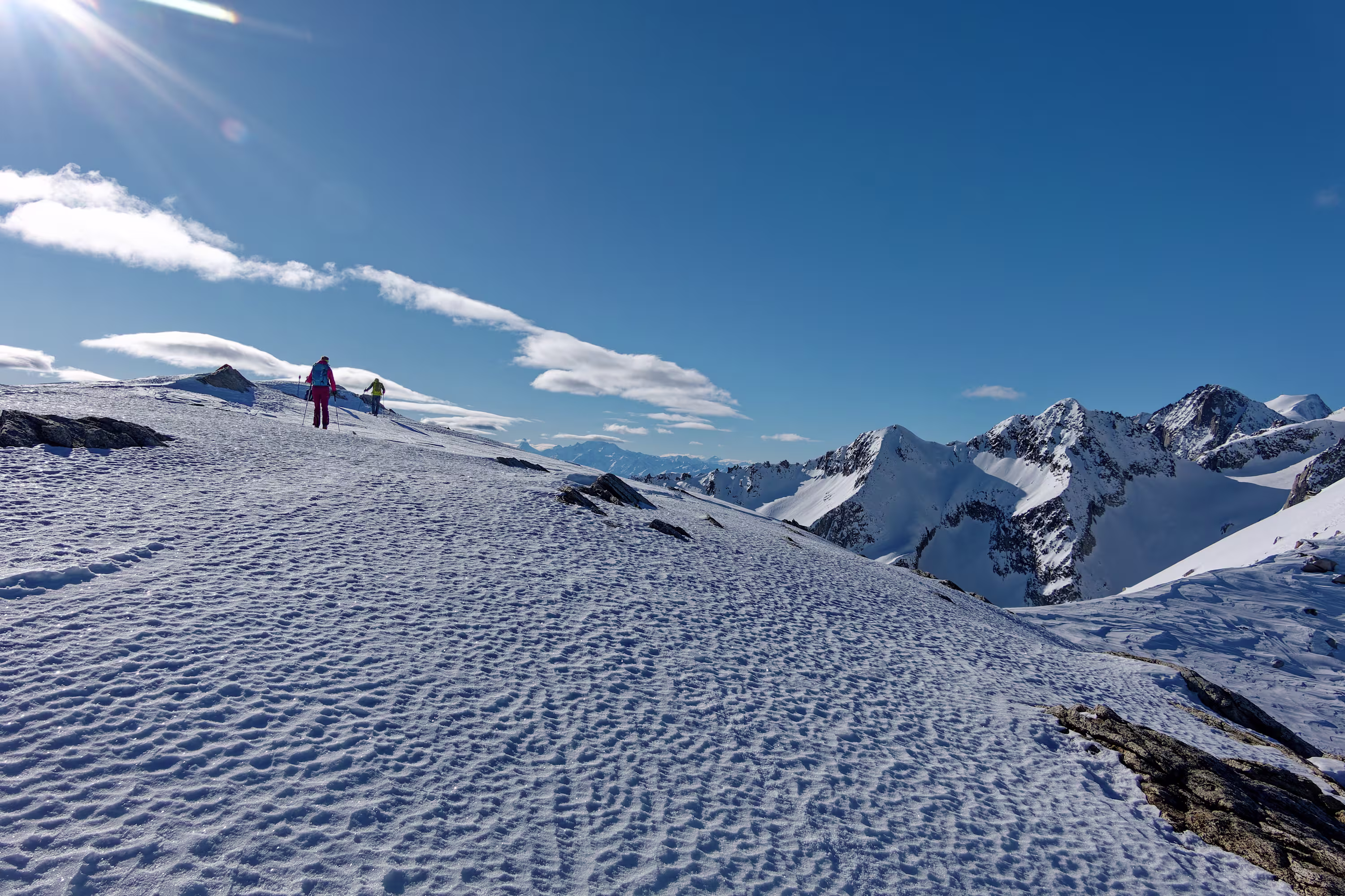 l’arrivo in vetta all’Heji Zwachte