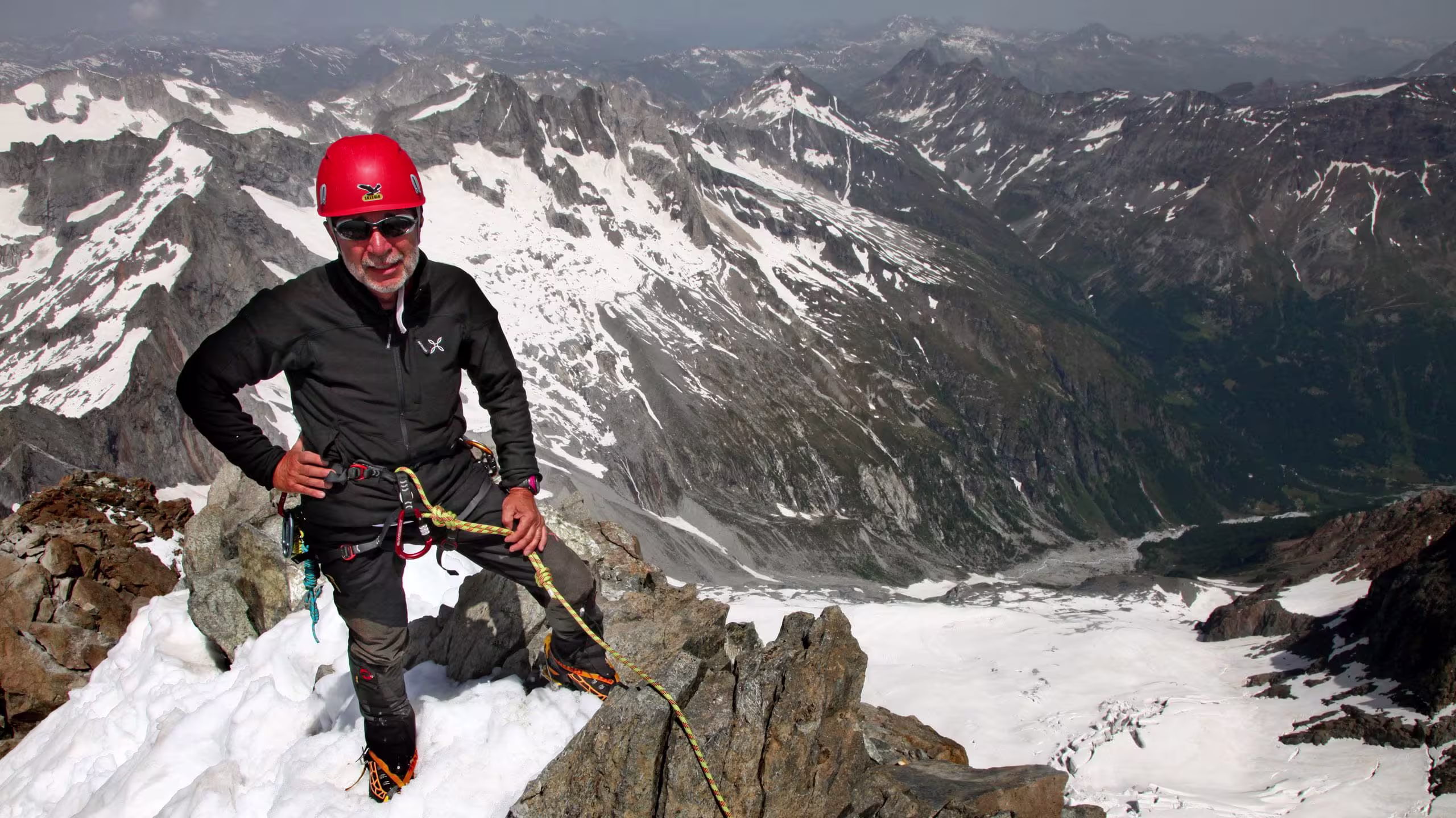Dalla cima del Disgrazia