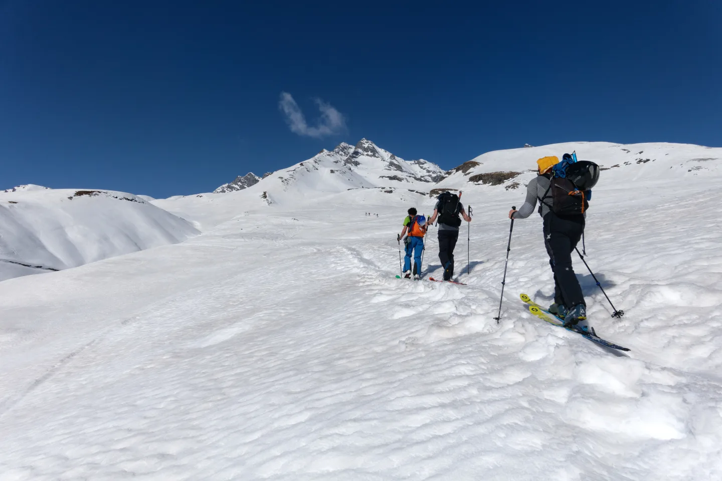 Scialpinismo ai Pizi dei Piani, finalmente la meta si rivela