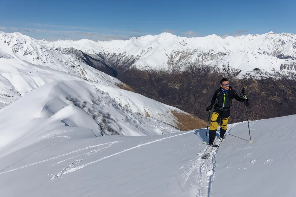 Lungo la cresta nord