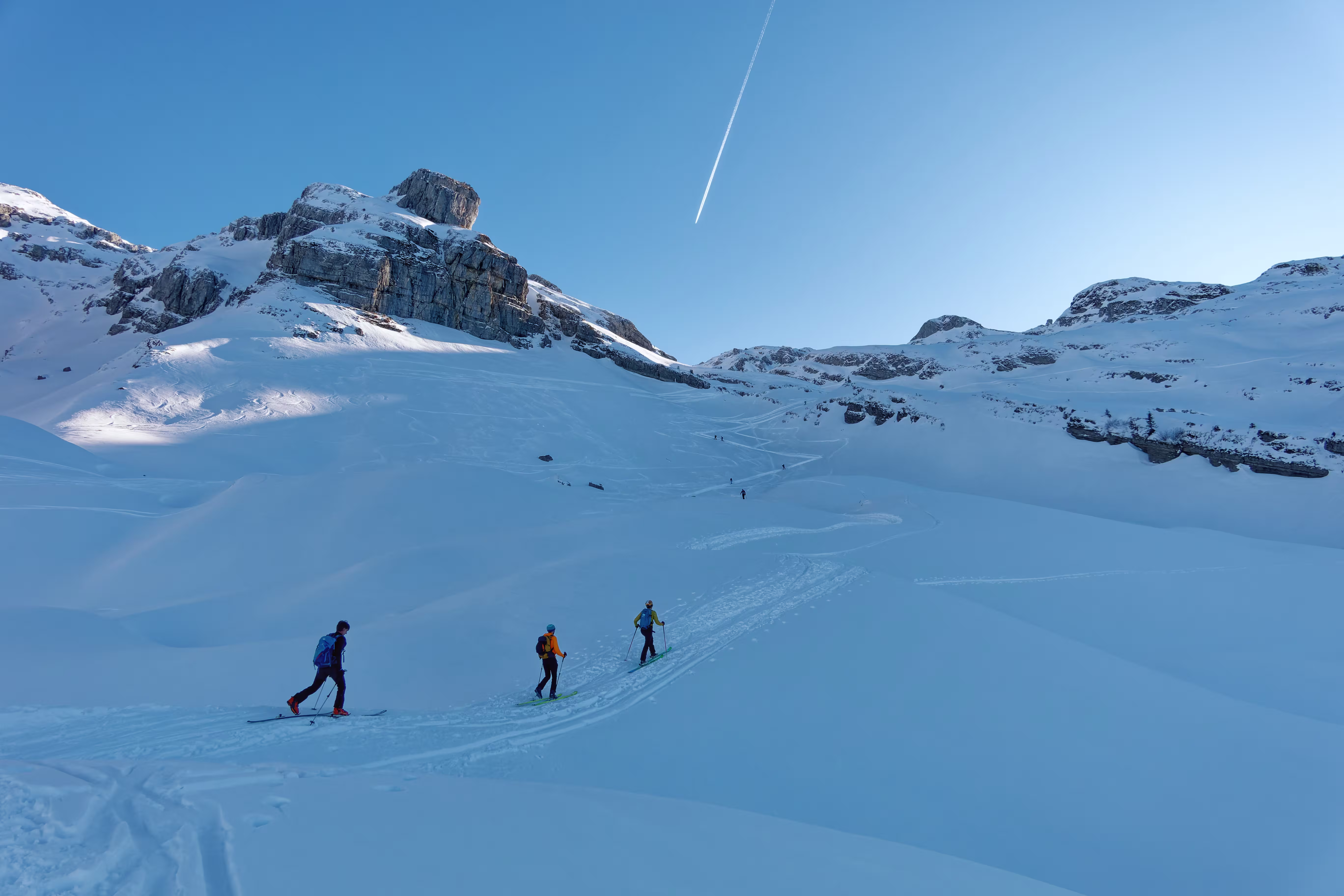 I pendii molto belli da sciare del Mutteristock