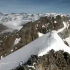 Lagginhorn 4010m, cresta ovest