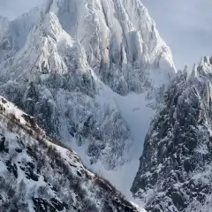 Il Geitgallien dopo una nevicata