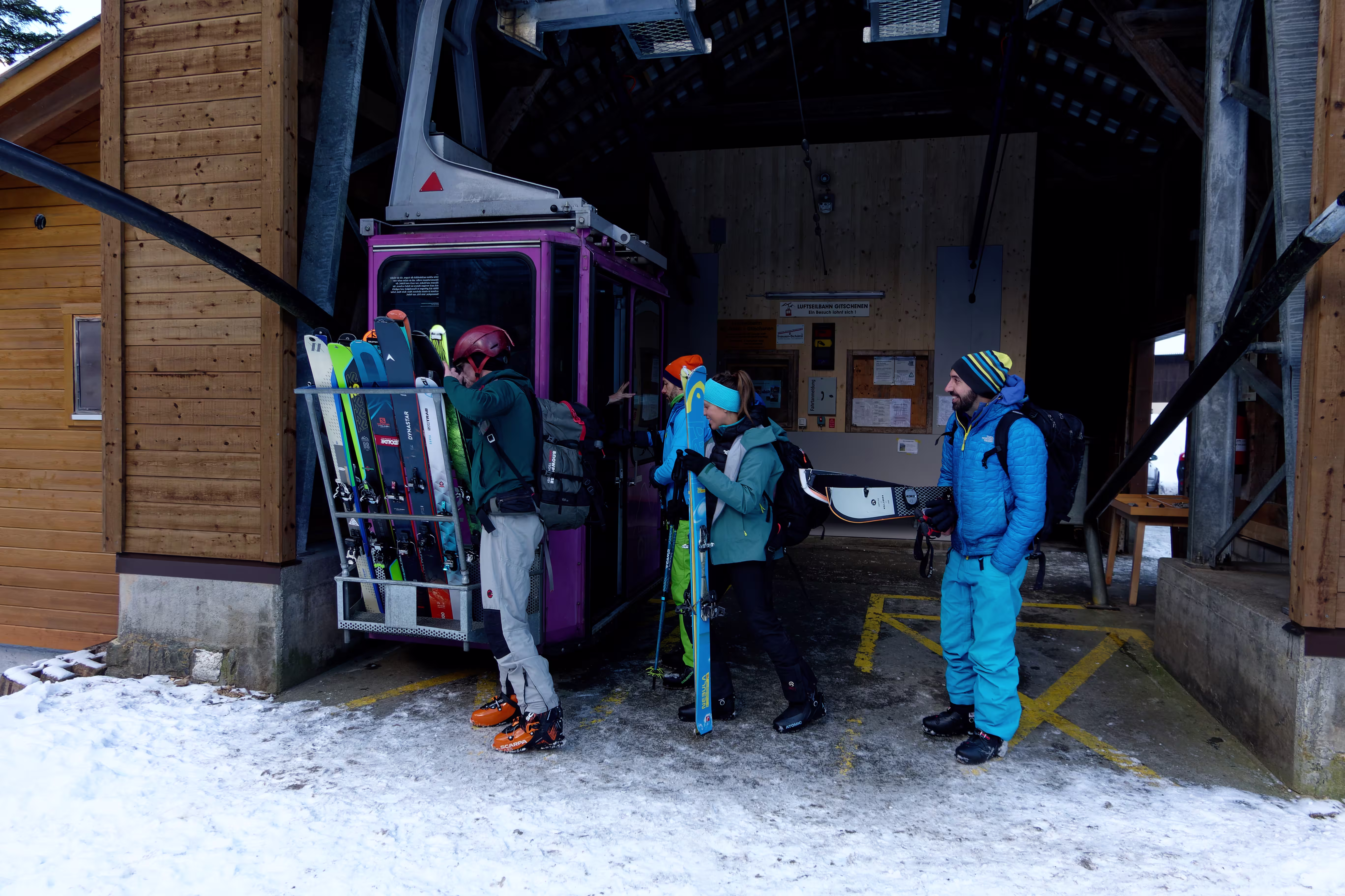 La piccola funivia di Gistchenen