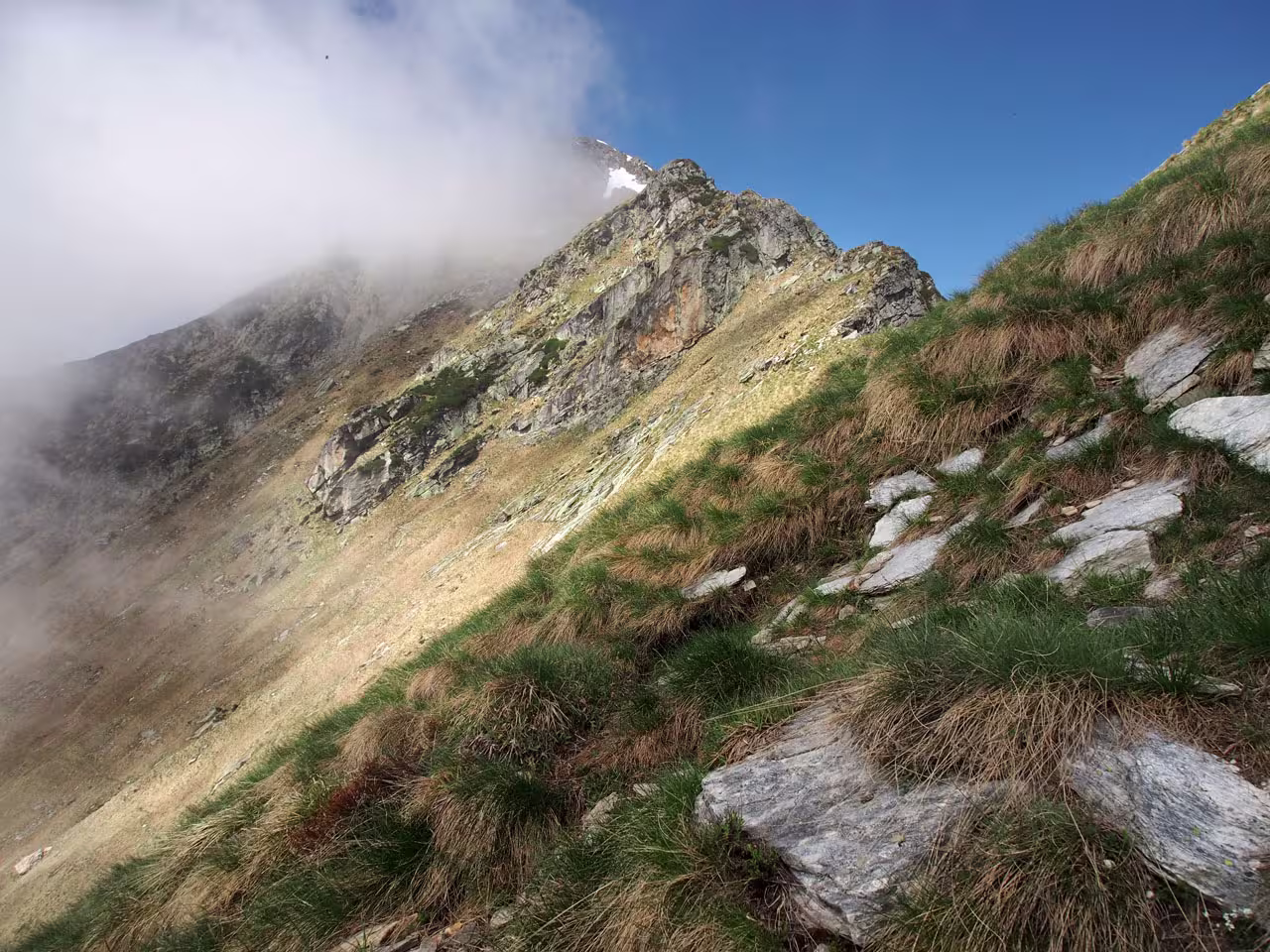 Il Pizzo del Ragno dalla cresta est