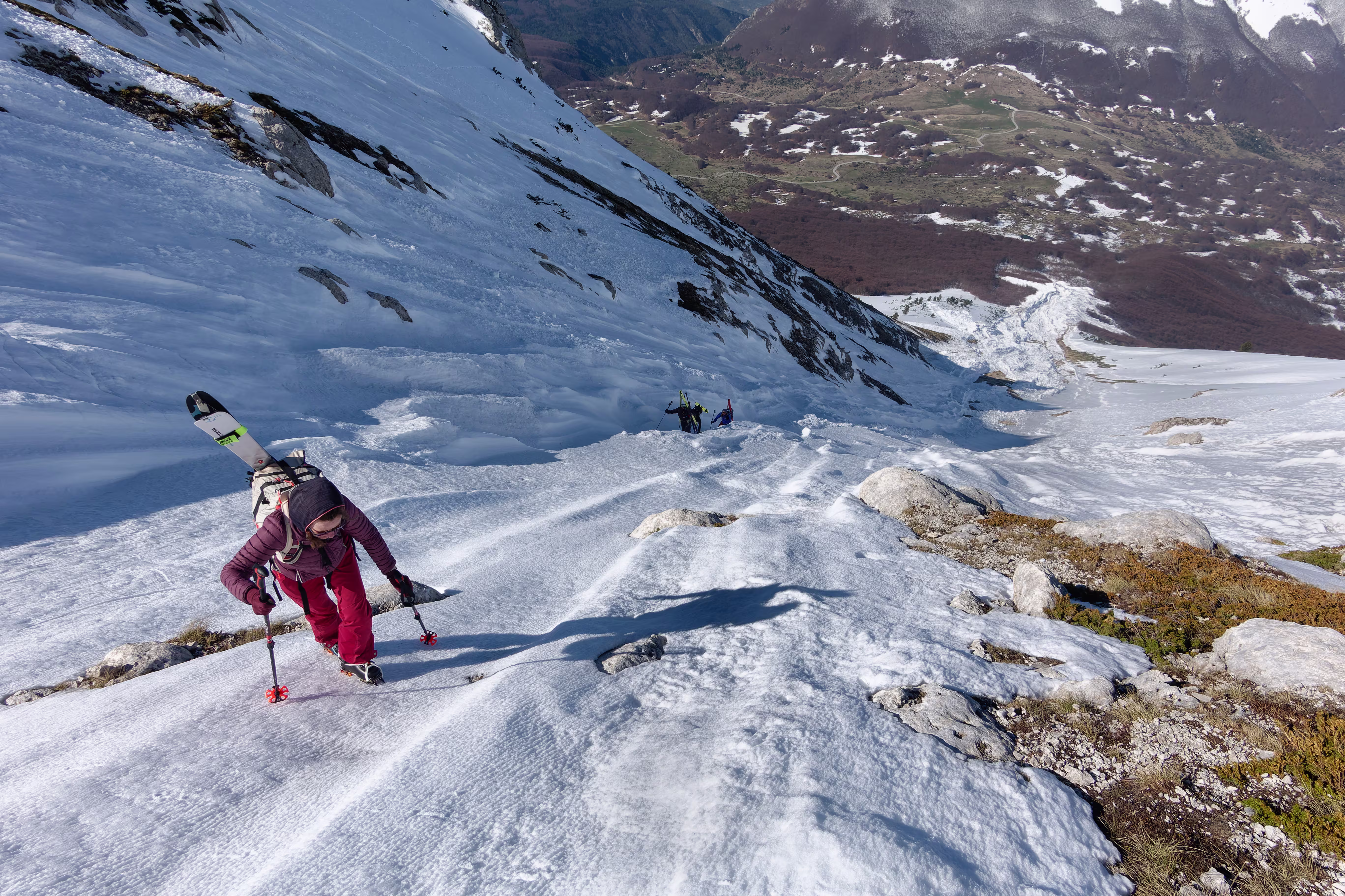 Oggi si riesce a salire solo a piedi
