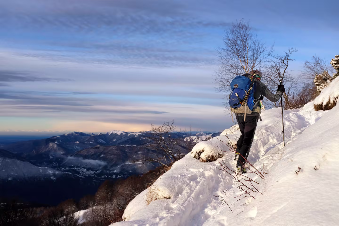 Avvicinamento al canalone