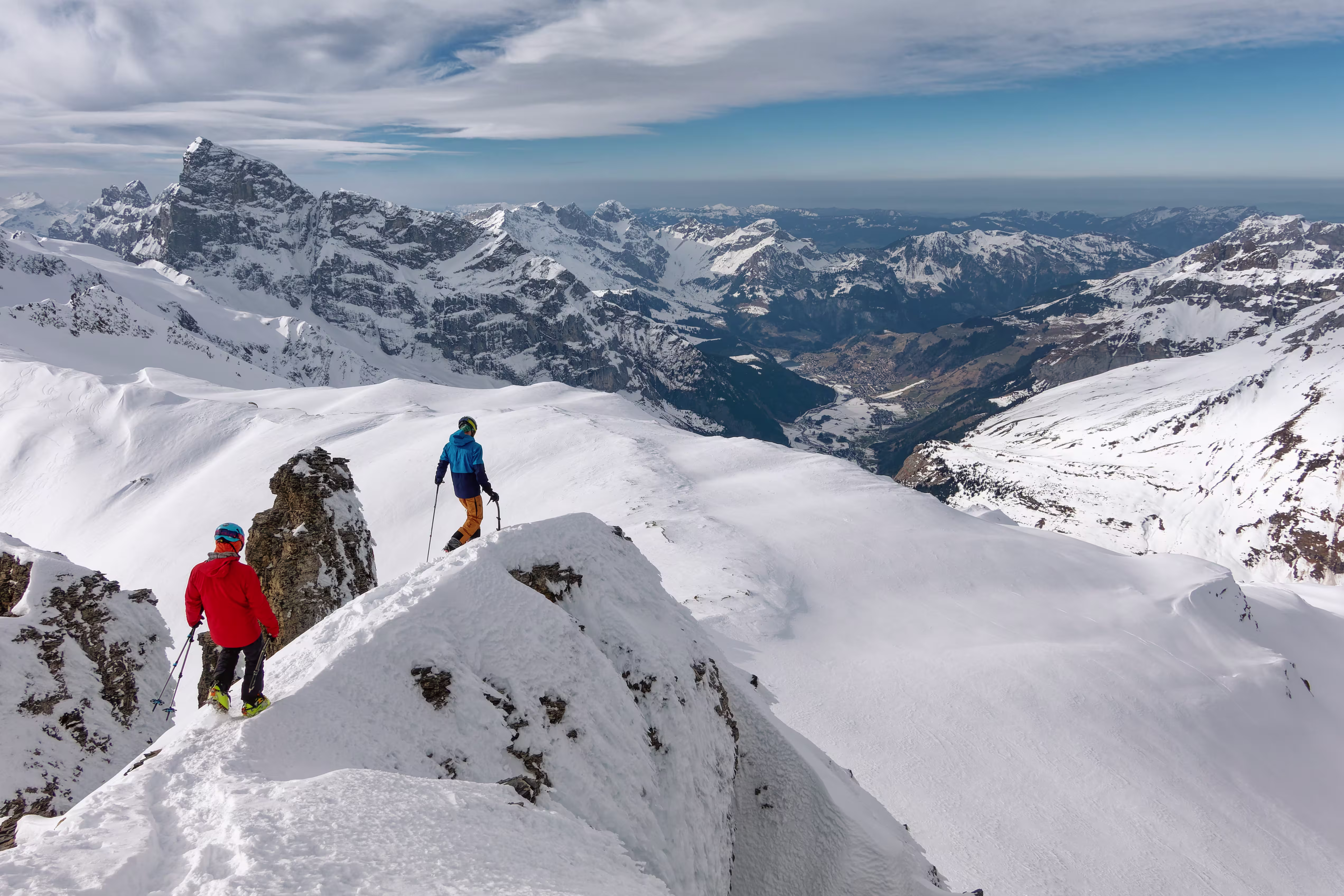 Engelberg dalla vetta del Chli Spannort