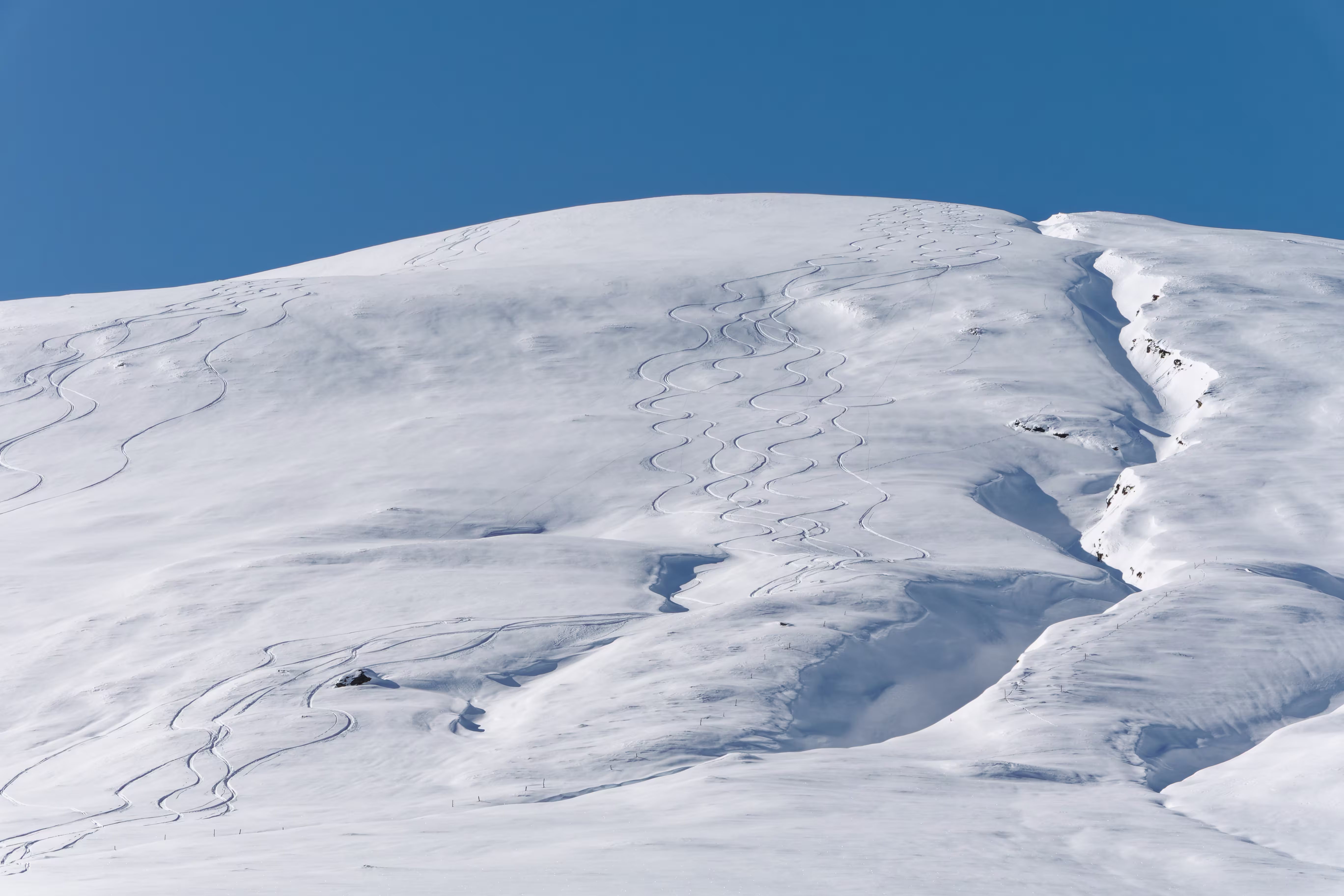 La splendida discesa finale