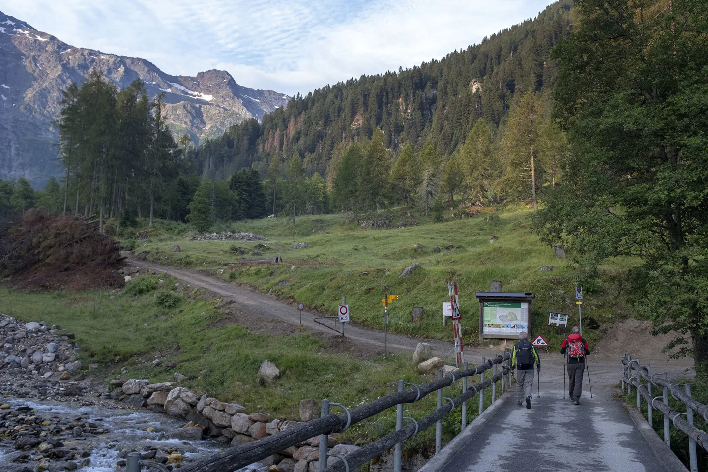 Pizzo Campo Tencia, Partenza da Polpiano