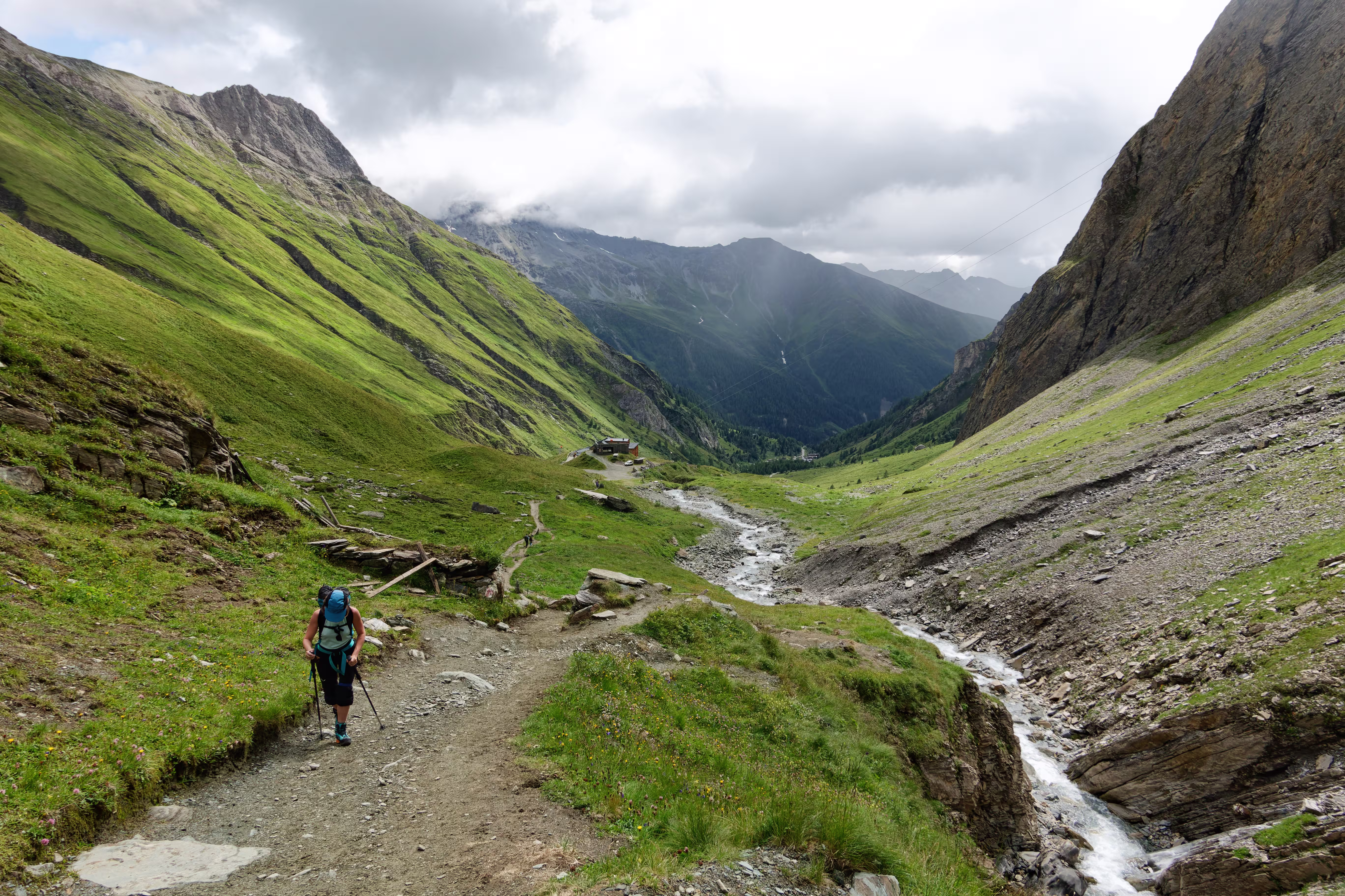 La Lucknerhütte sul sentiero per la Studlhütte