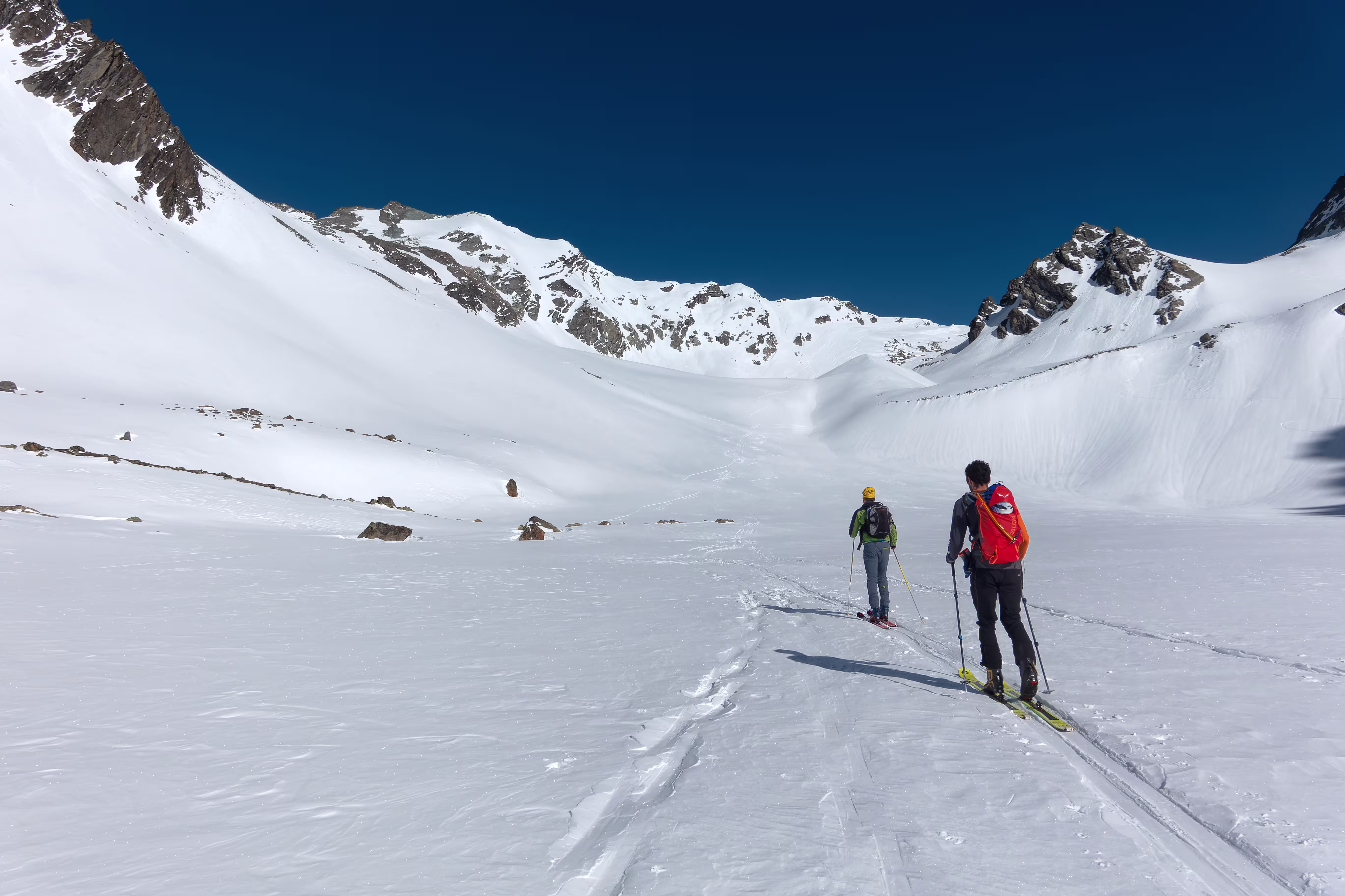 Il canale da salire sulla sinistra