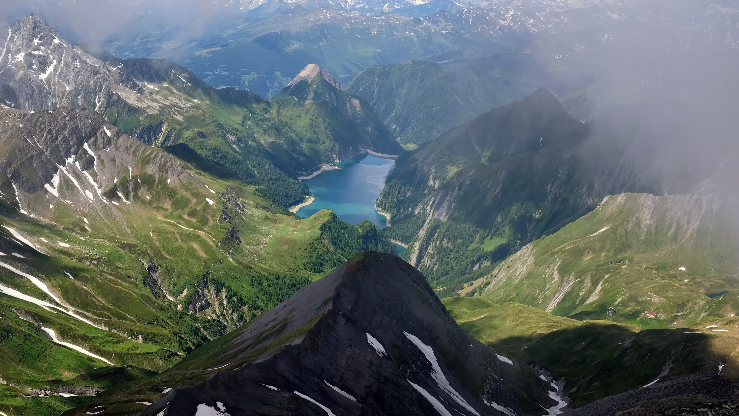 La Diga del Luzzone dal Piz Terri