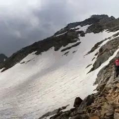 La cresta finale del Campo Tencia