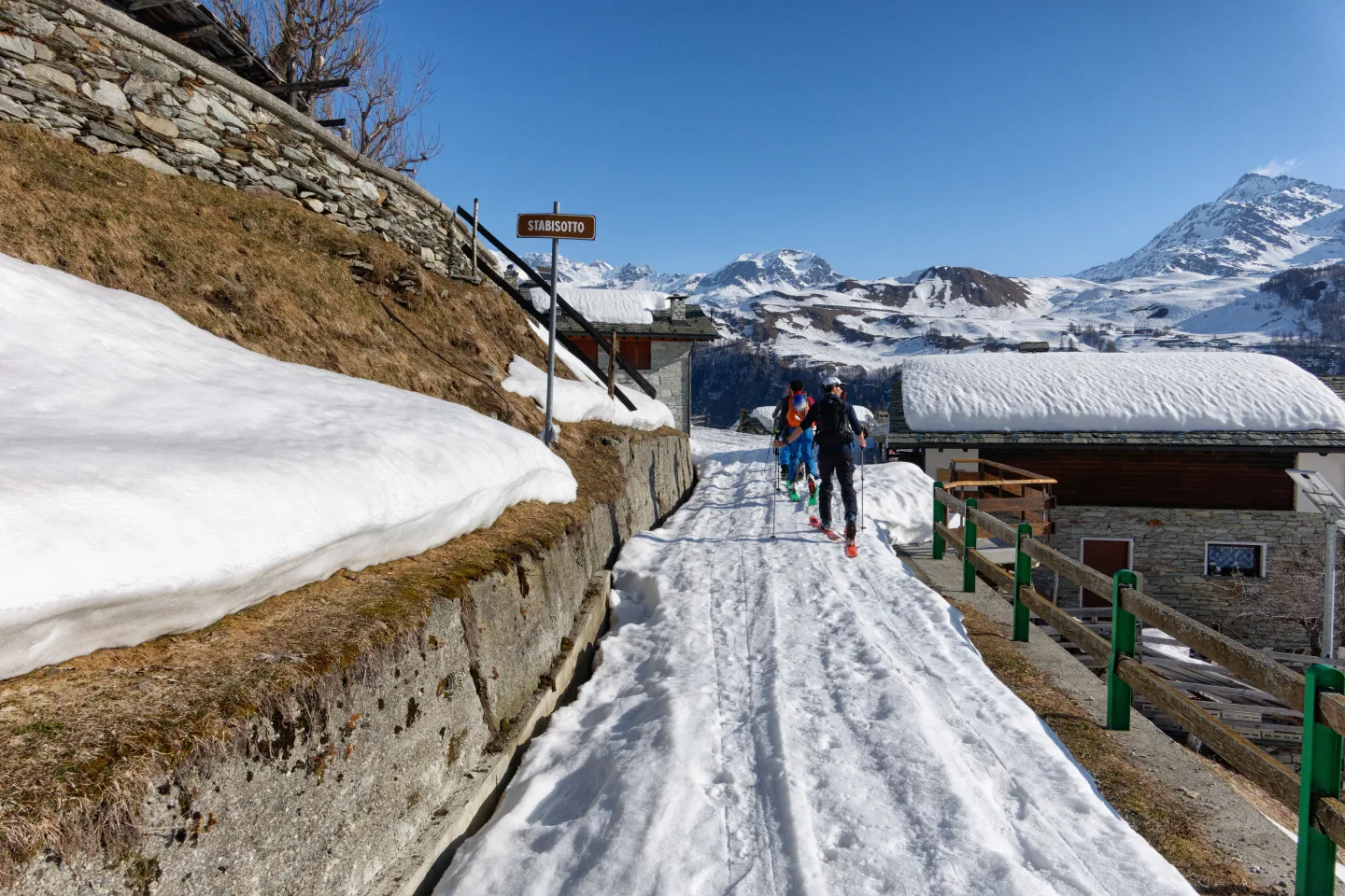 Scialpinismo ai Pizi dei Piani, Stabisotto