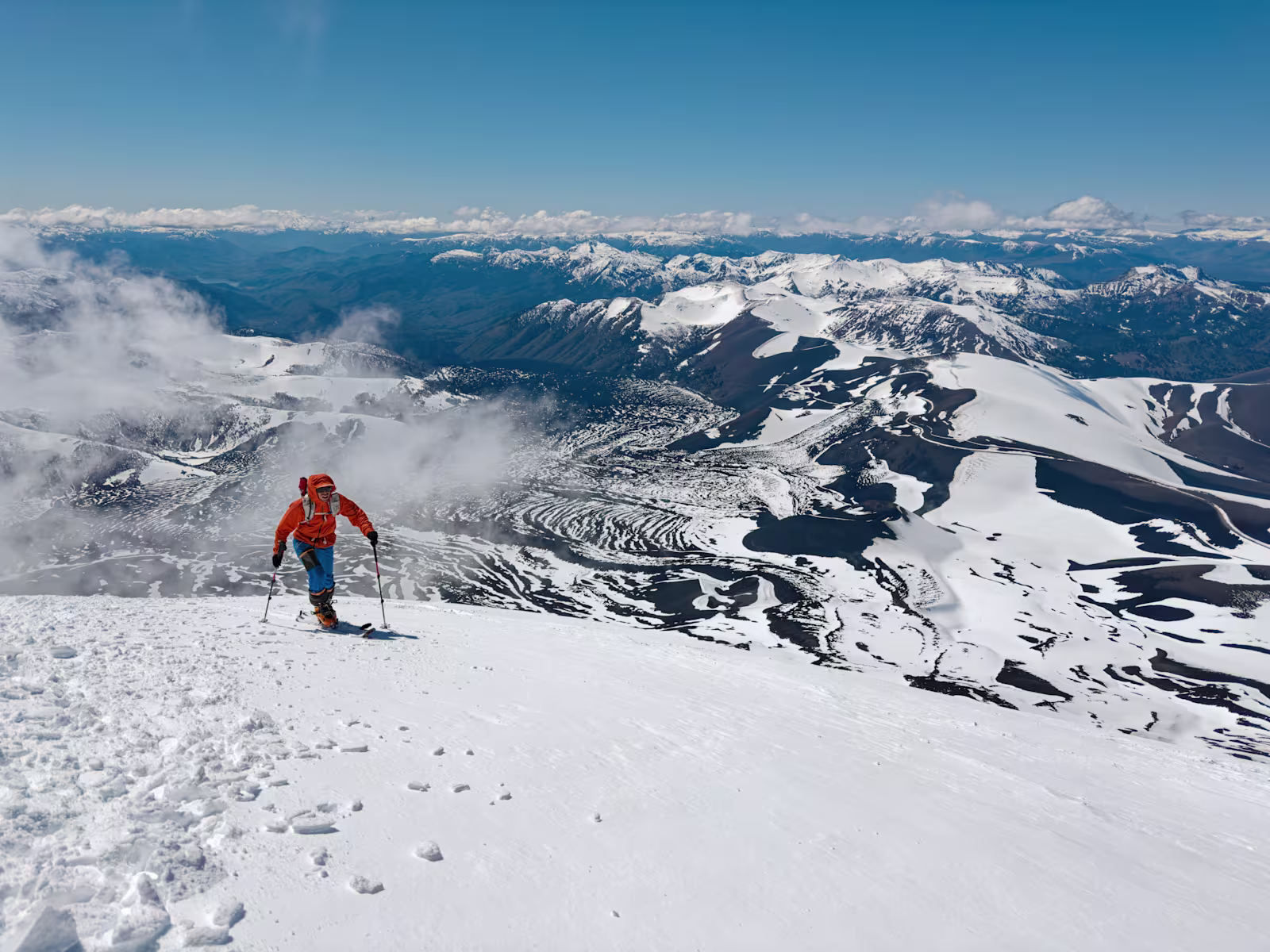 In vetta al Lonquimay