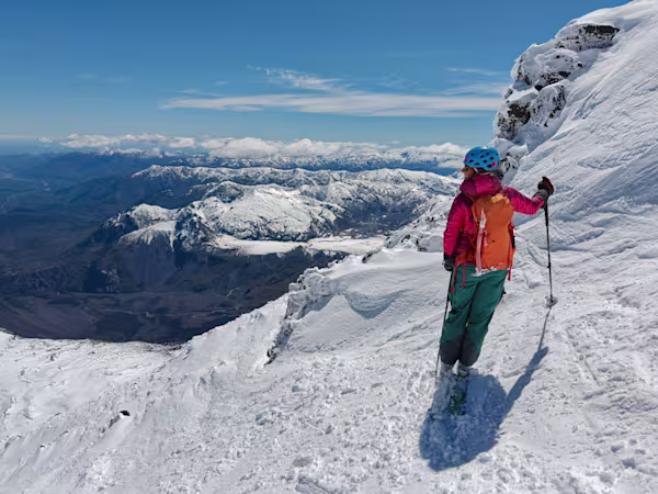 Antuco, inizia la discesa!