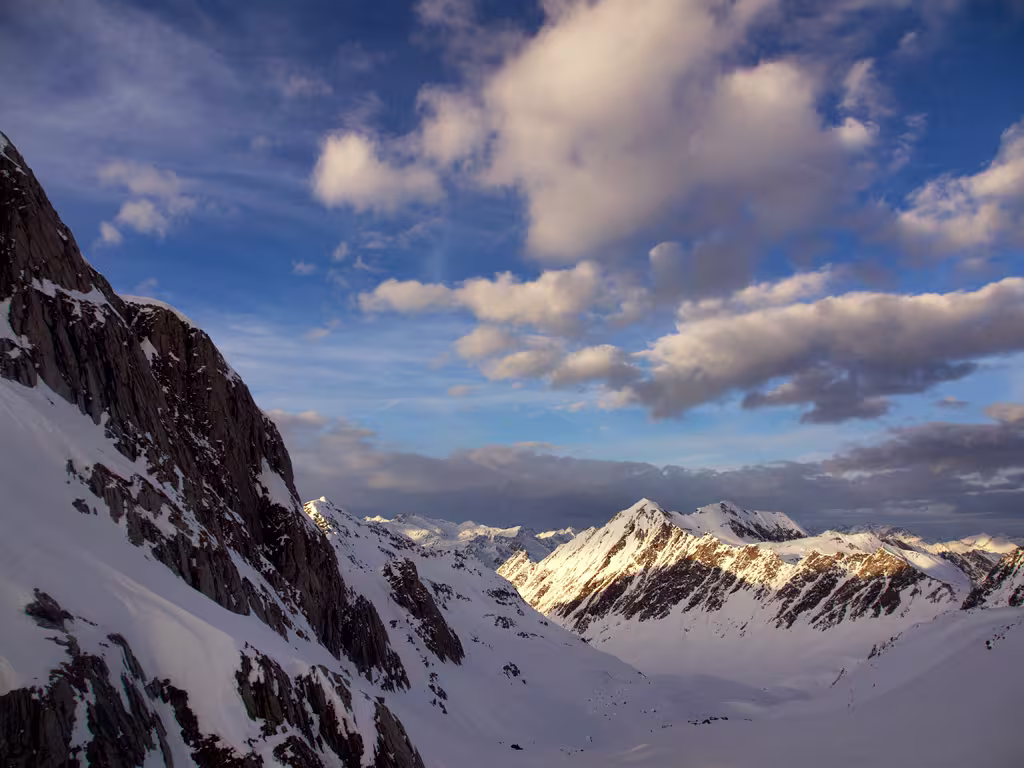 Tramonto verso La Val Bedretto