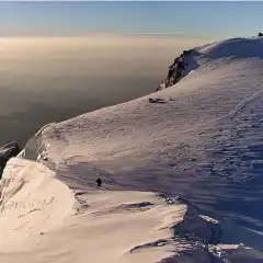 Punta Gnifetti e capanna Margherita