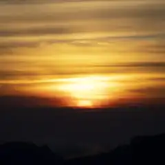 Il sole tramonta allo Shira Camp