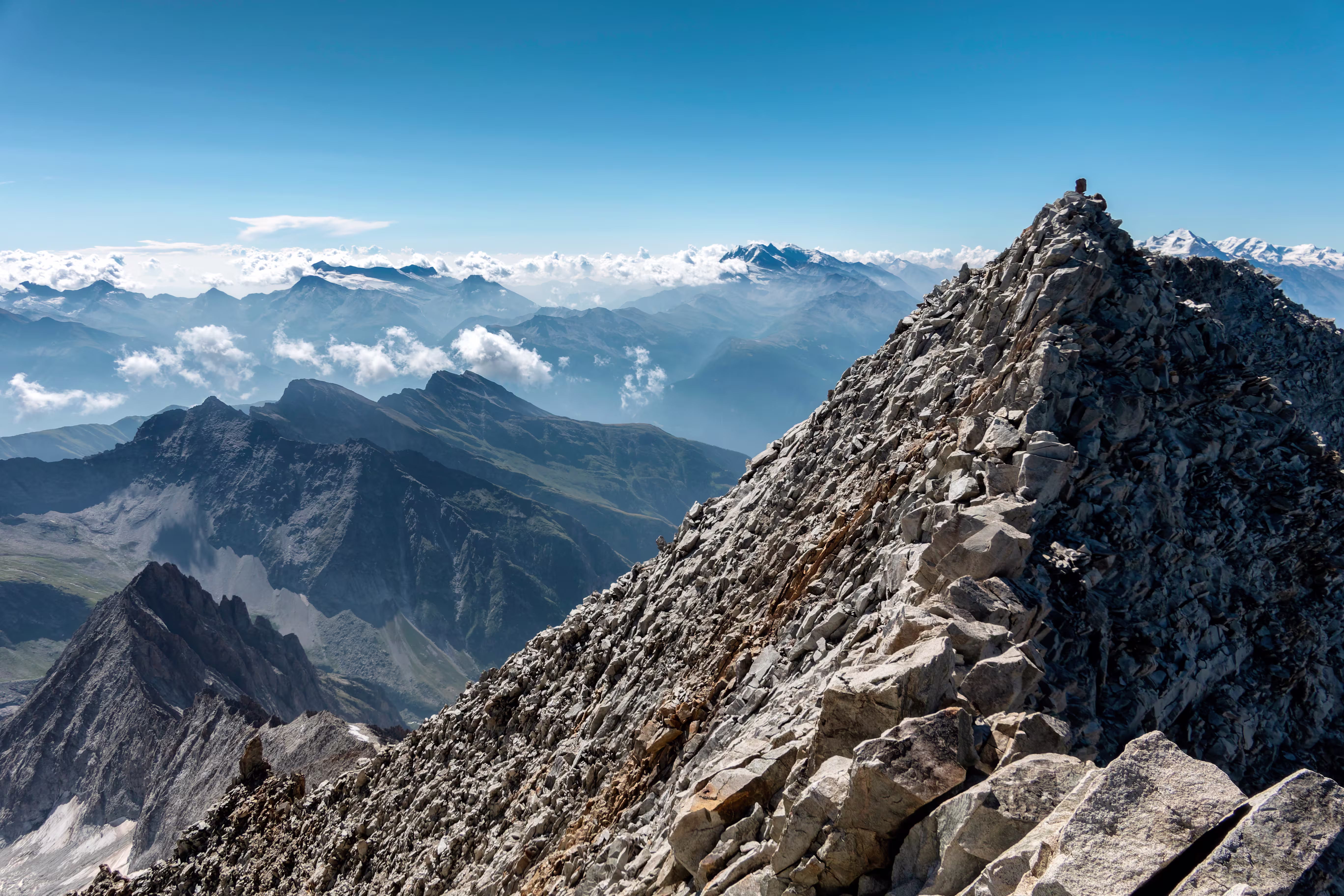 Dalla vetta verso il Sempione