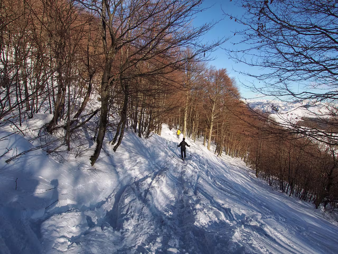 Traverso dopo il canalino