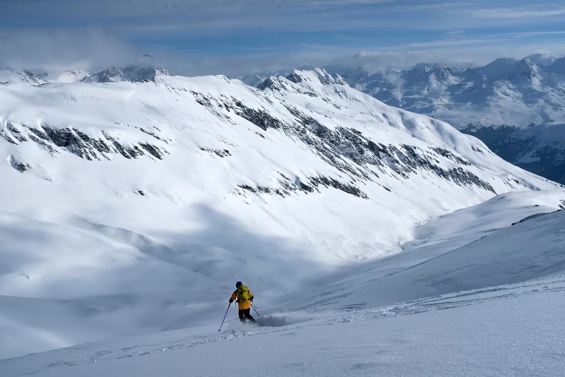 Bellissimi pendii tutti da sciare