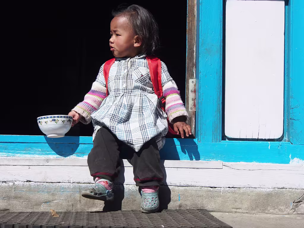 Bambina di Khumjung