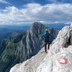 Il Mangart dalla cima