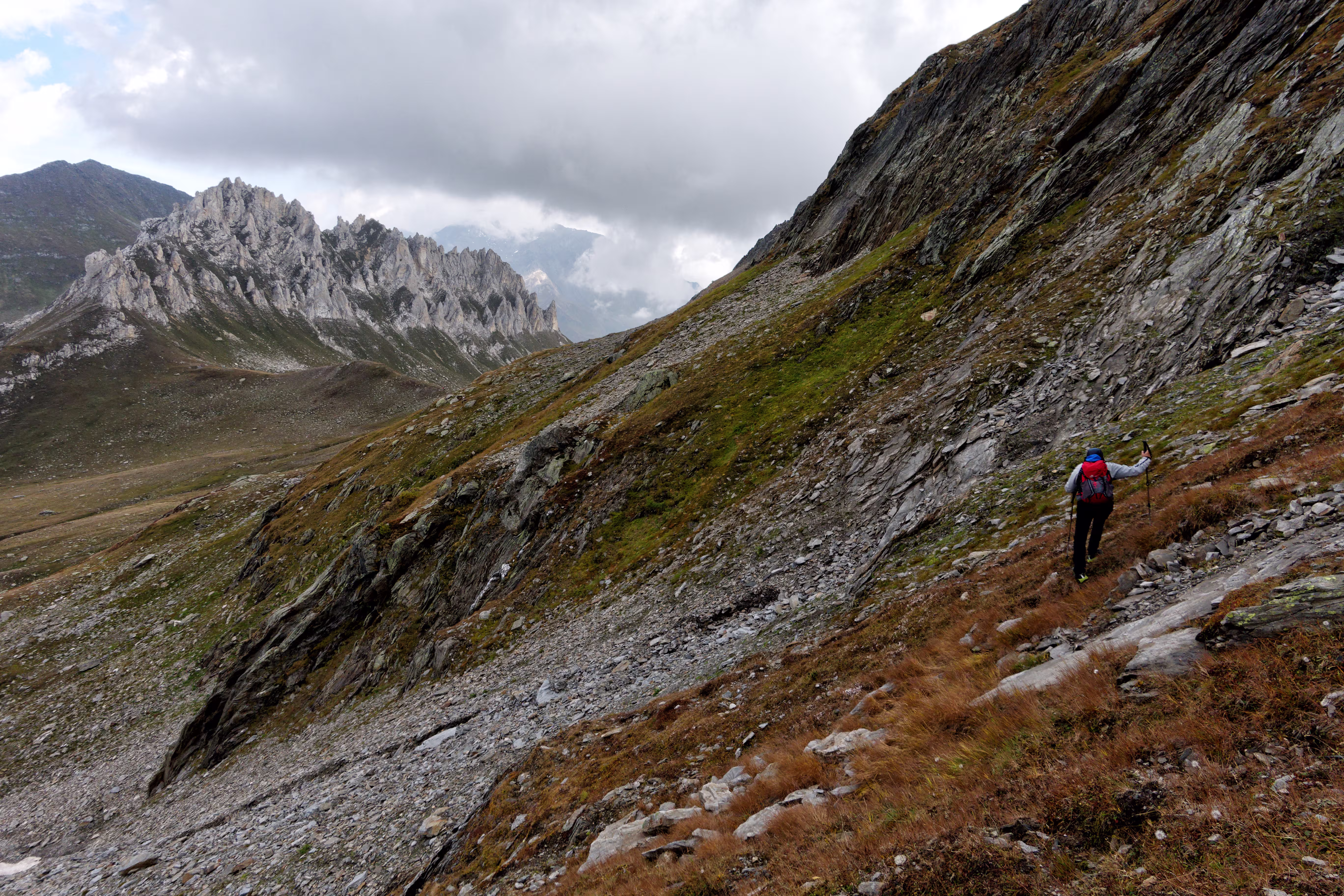 Il traverso per ritornare al passo