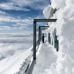 La terrazza del Brioschi con la calabrosa