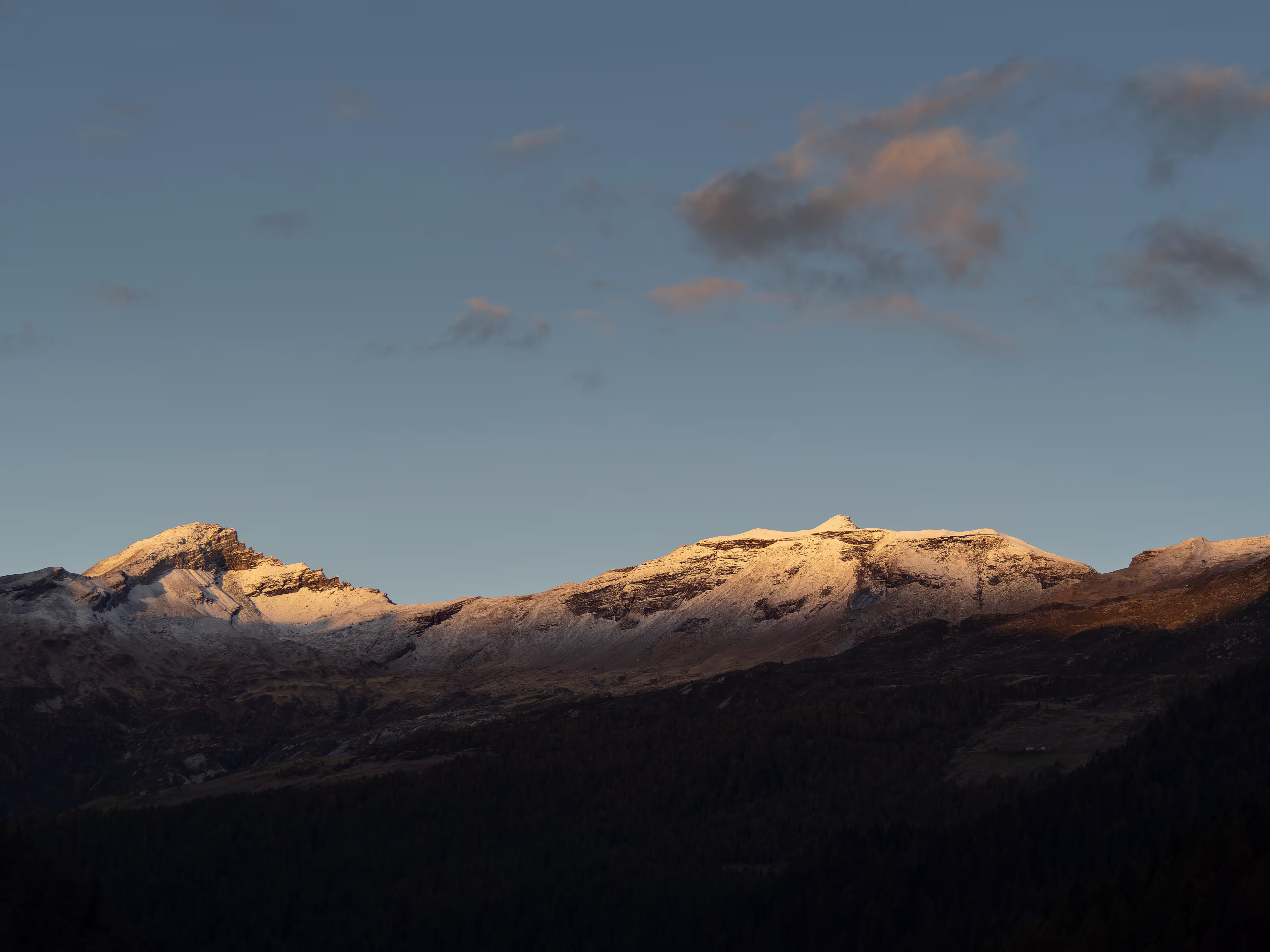 Leggera spruzzata sopra i 2200m nella notte